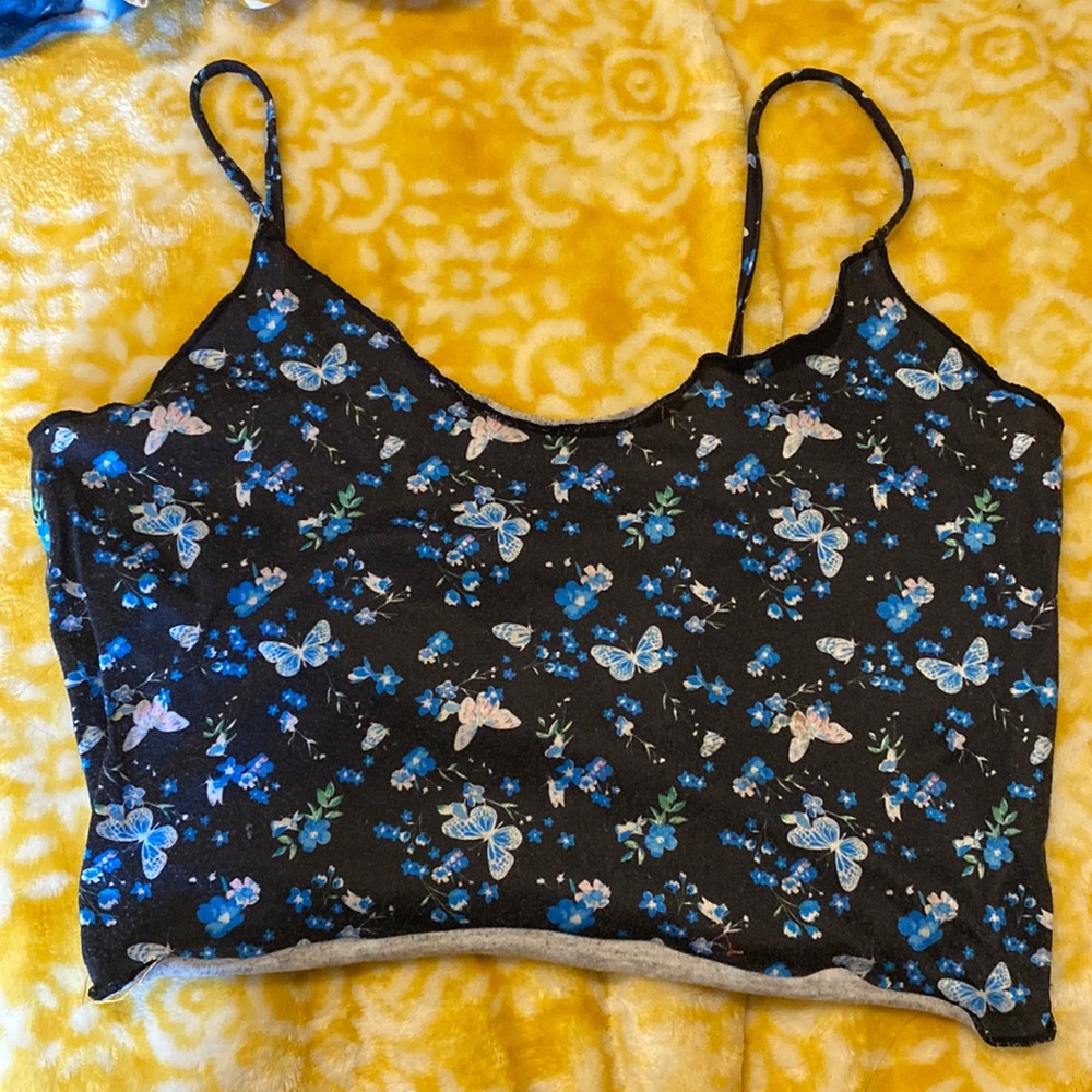 butterfly crop top